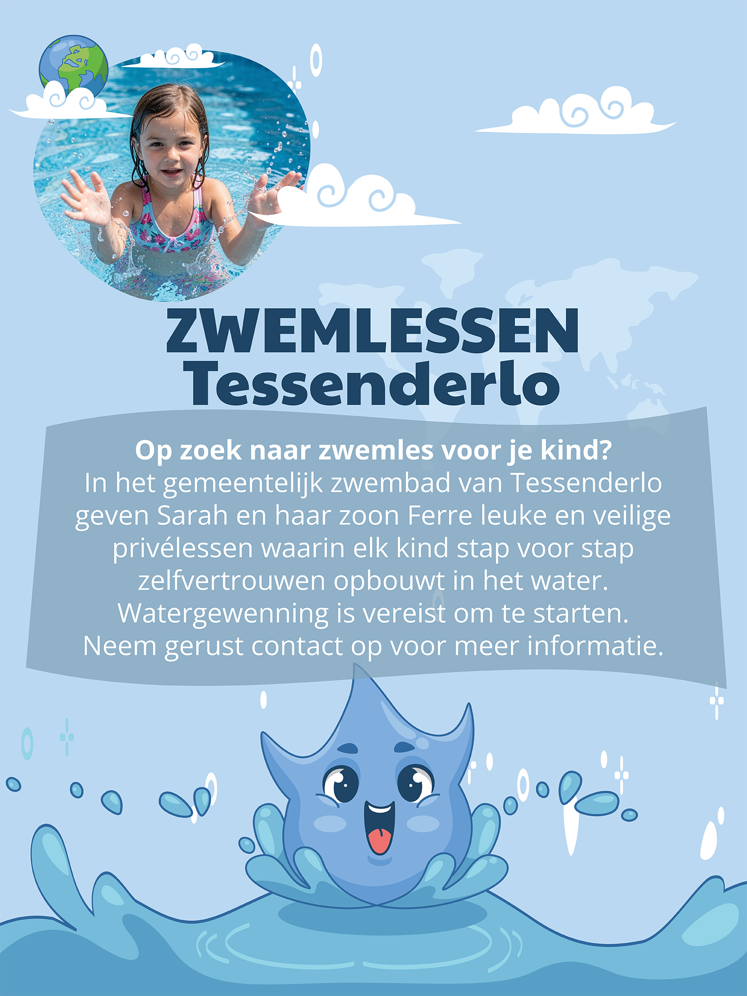 Zwemlessen voor kinderen - Babybubbel